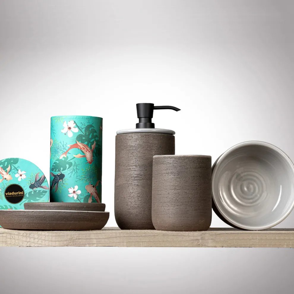 Freistehende Badaccessoires aus Ton Made in Italy - Antonella