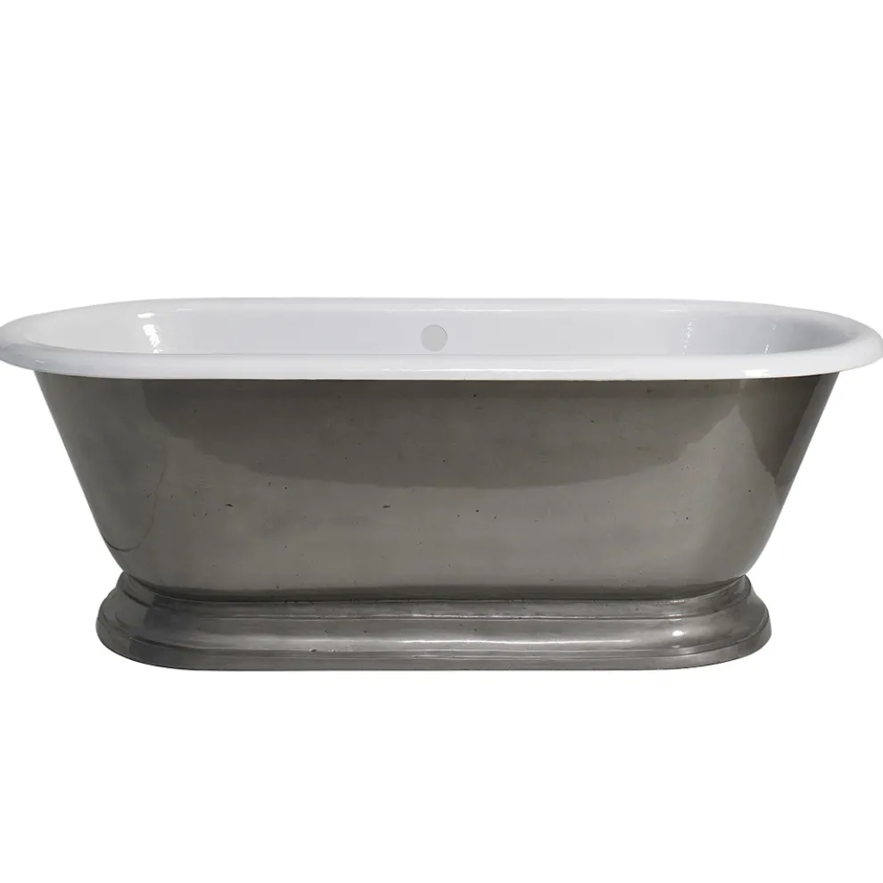 Freistehende Badewanne aus Gusseisen Vintage-Stil, Made in Italy - Orsola