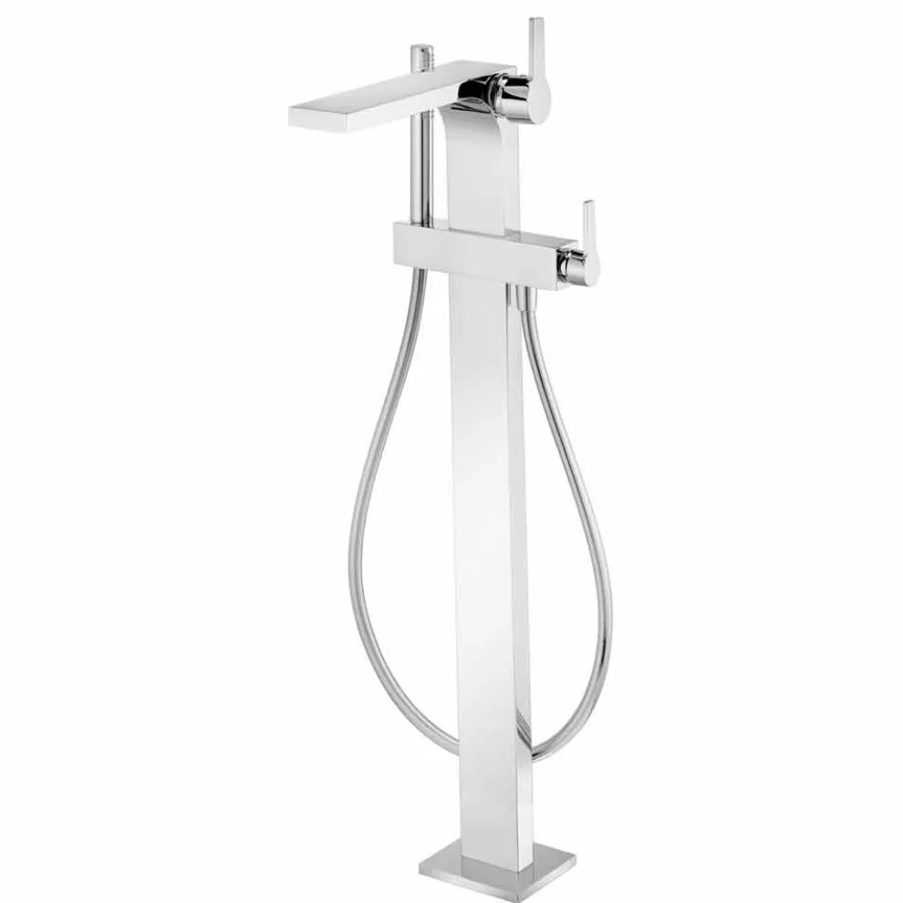 Freistehender Bademischer mit Dusche und Schlauch, Luxus - Etto