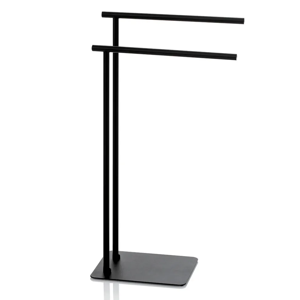 Freistehender Handtuchhalter mit zwei Stangen - Haken