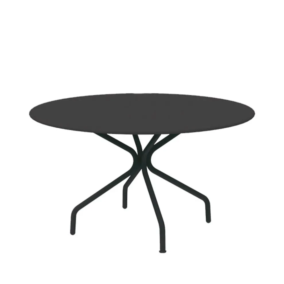 Runder Gartentisch aus verzinktem Stahl Made in Italy - Selvaggia