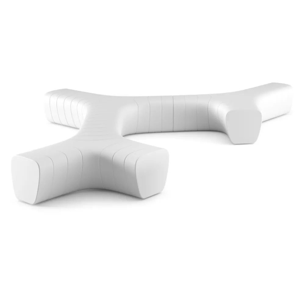 Bürosofa aus matt gefärbtem Polyethylen Made in Italy - Galatea