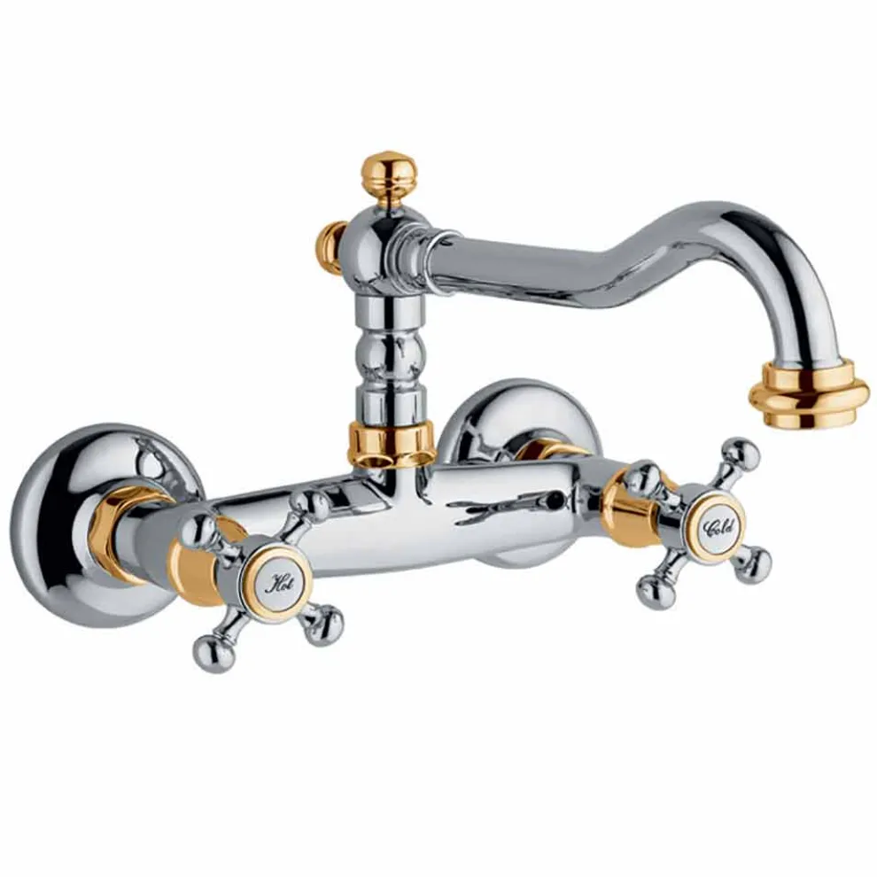 Classic Style Group für Wandküchenwaschbecken aus Messing Made in Italy - Limousine