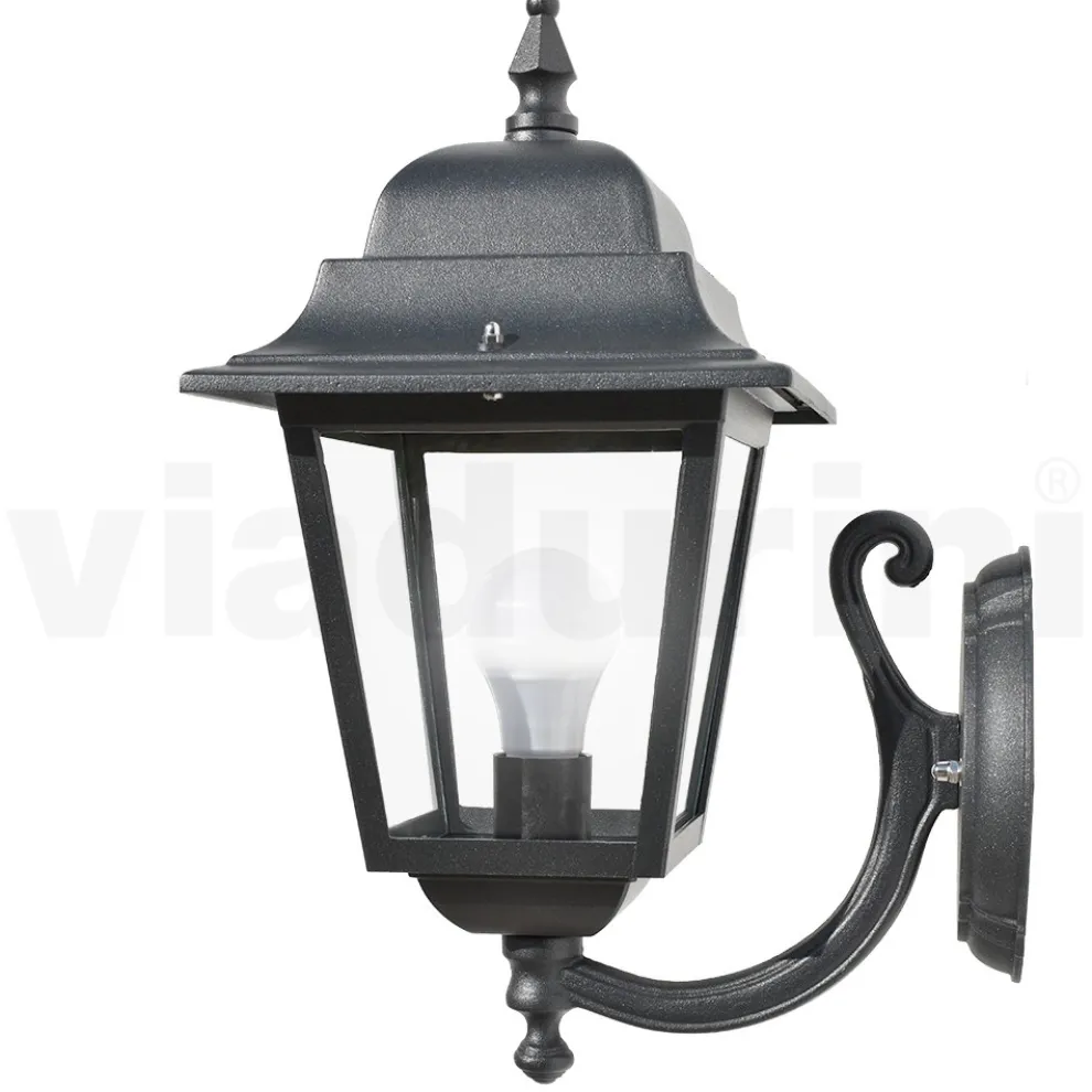 Gartenapplikation aus Aluminium und transparentem Glas Made in Italy - Scintilla