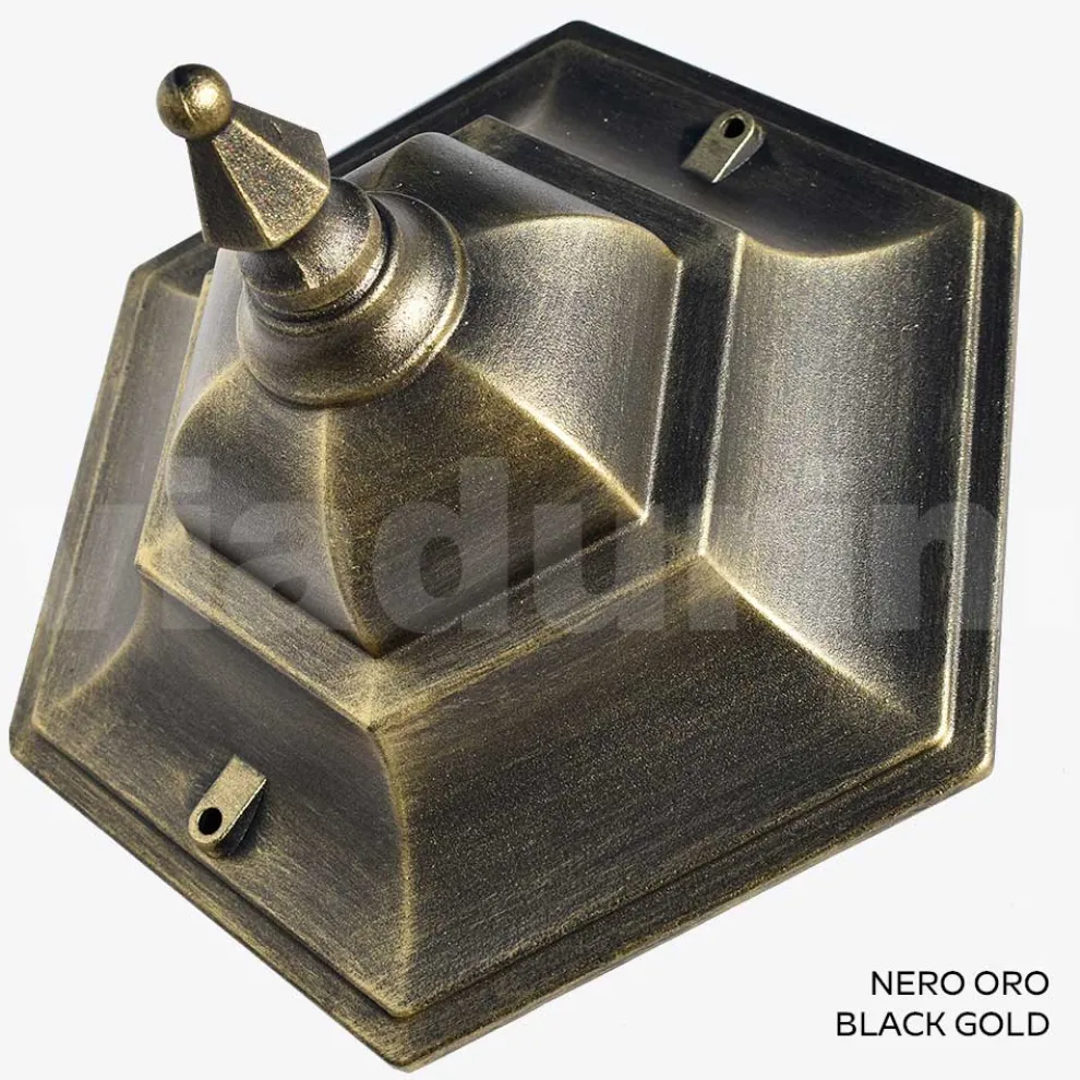 Garten-Deckenleuchte aus Glas und 5 Aluminiumoberflächen - Pinako