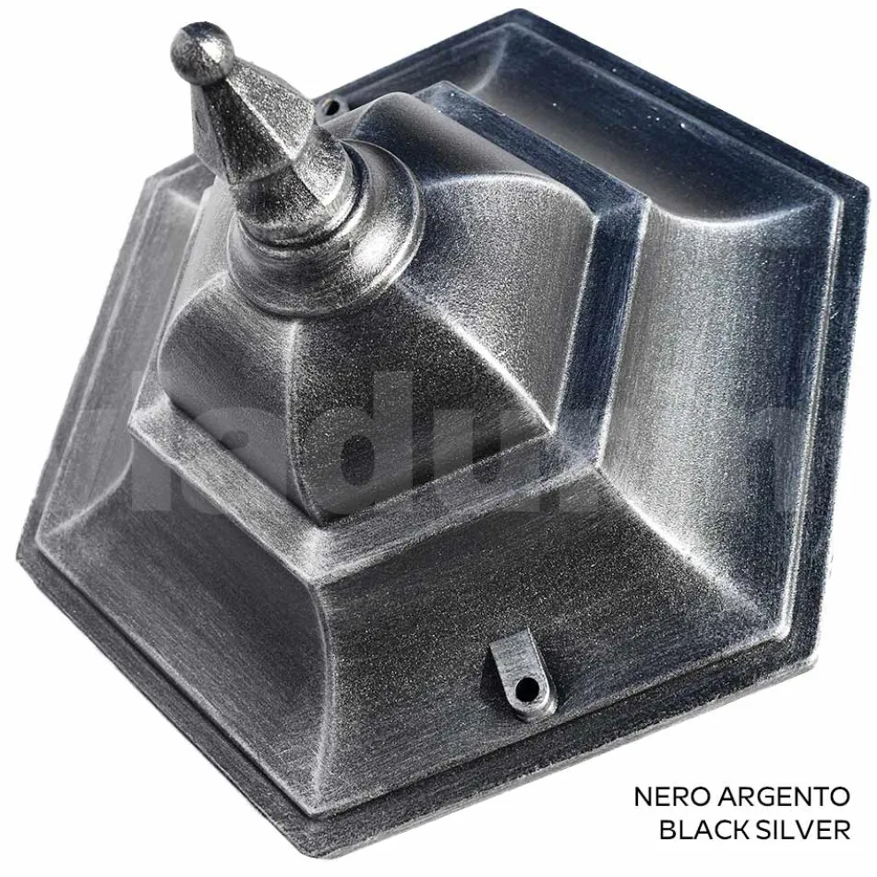 Garten-Deckenleuchte aus Glas und 5 Aluminiumoberflächen - Pinako