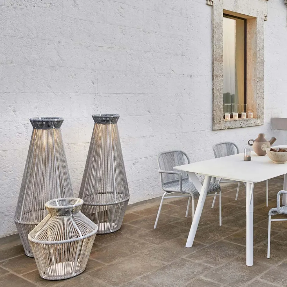 Gartenlampe aus Aluminium und Faser Made in Italy - Cricket von Varaschin