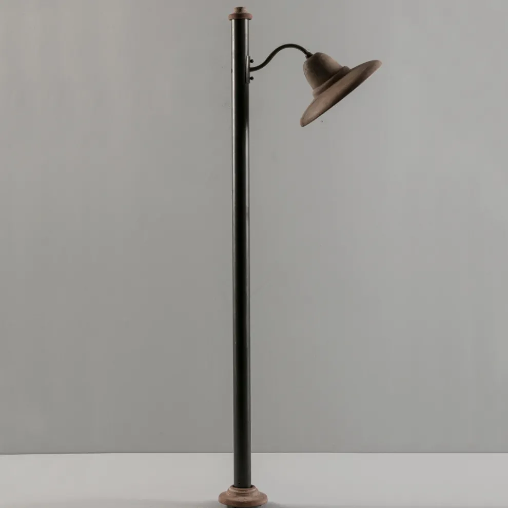 Gartenlampe aus Aluminium und Galestro Made in Italy - Toscot Spoleto