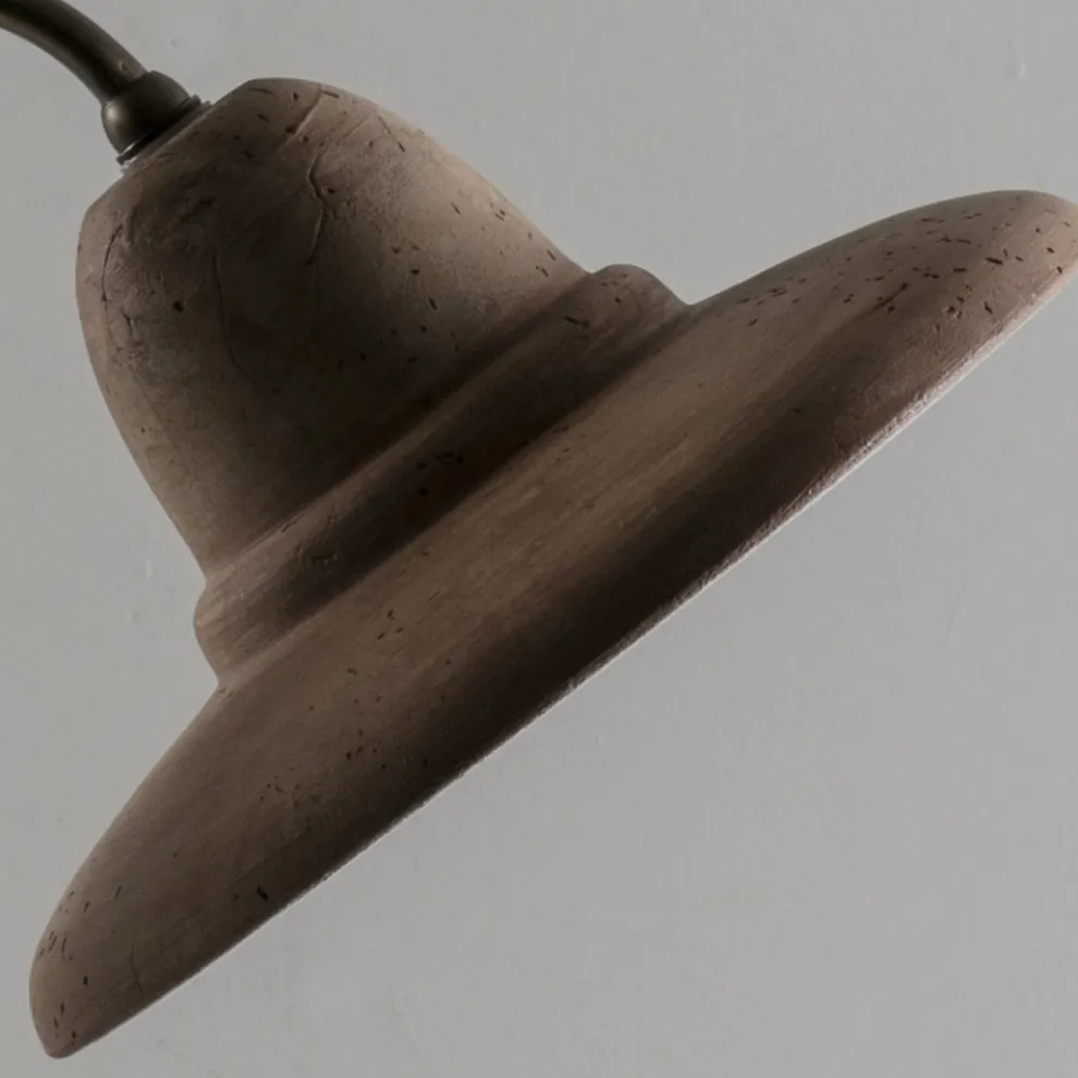 Gartenlampe aus Aluminium und Galestro Made in Italy - Toscot Spoleto