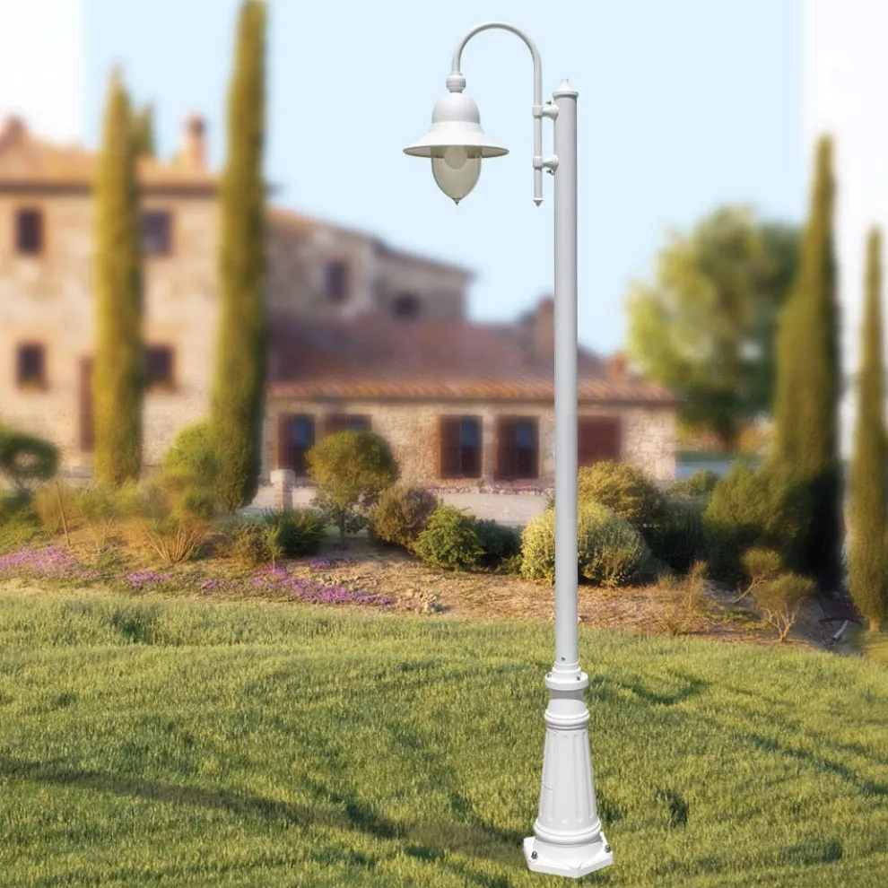 Gartenlampe im Vintage-Stil aus Aluminium, hergestellt in Italien – Cassandra