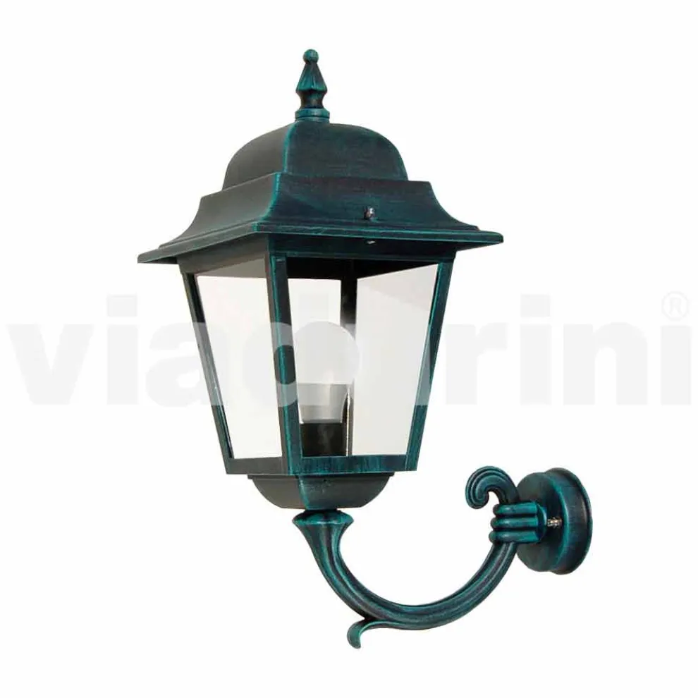 Gartenlaterne aus Aluminium, hergestellt in Italien, Aquilina