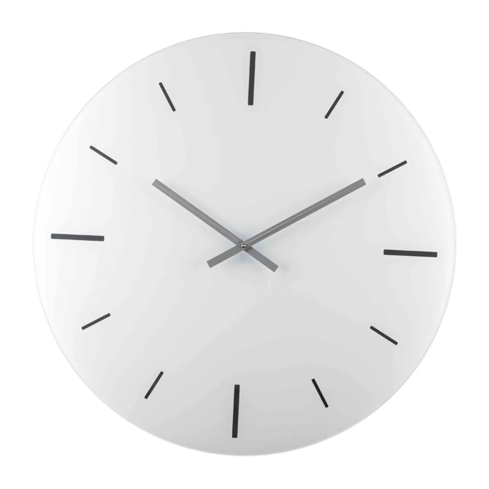 Rundes Design Wanduhr aus farbigem Acrylglas - Zaronte