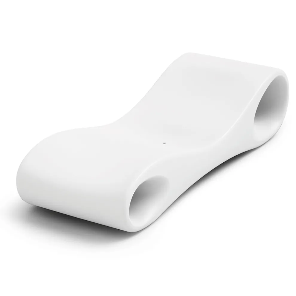 Gartenliege aus farbigem Polyethylen Made in Italy - Flores