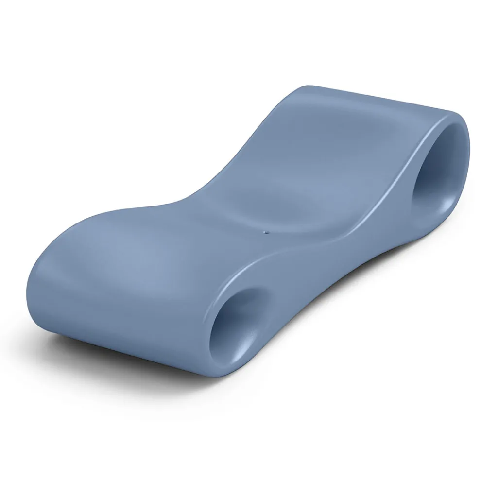 Gartenliege aus farbigem Polyethylen Made in Italy - Flores