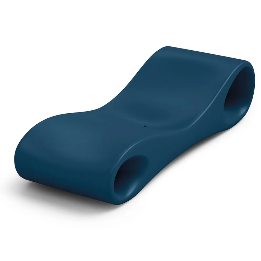 Gartenliege aus farbigem Polyethylen Made in Italy - Flores