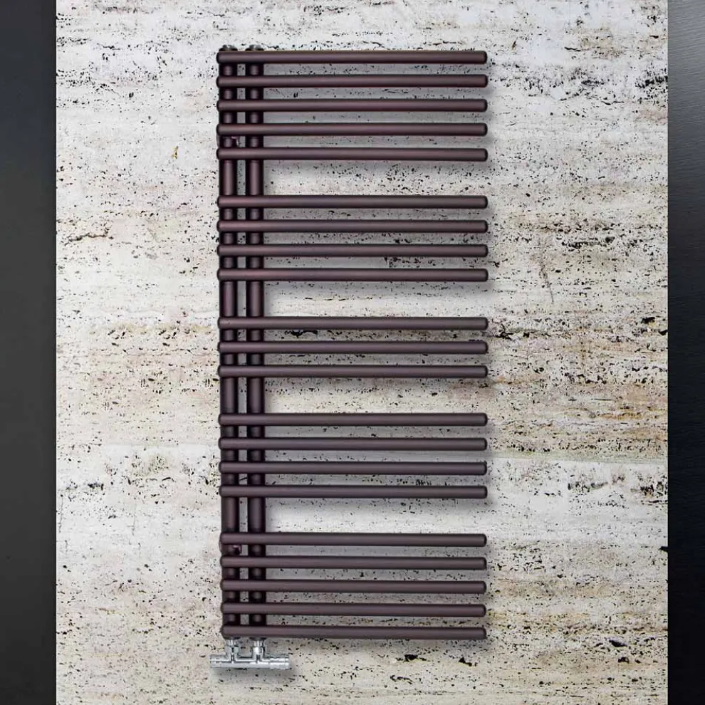 Gemischter Handtuchwärmer aus Kohlenstoffstahl, hergestellt in Italien – Kirschen