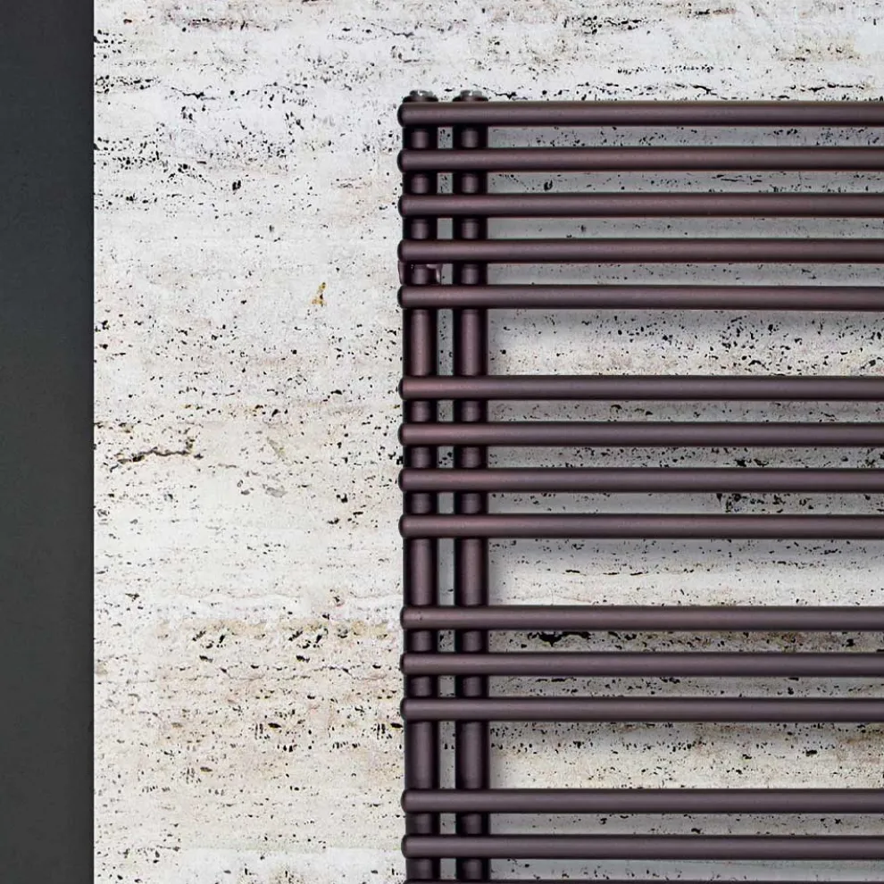 Gemischter Handtuchwärmer aus Kohlenstoffstahl, hergestellt in Italien – Kirschen