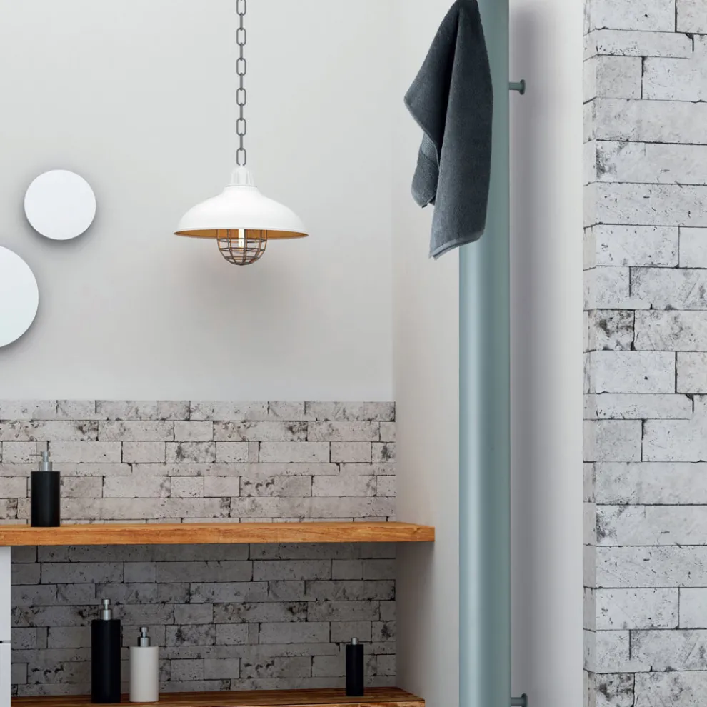 Gemischter Heizkörper aus Aluminiumrohr, hergestellt in Italien – Pandoro