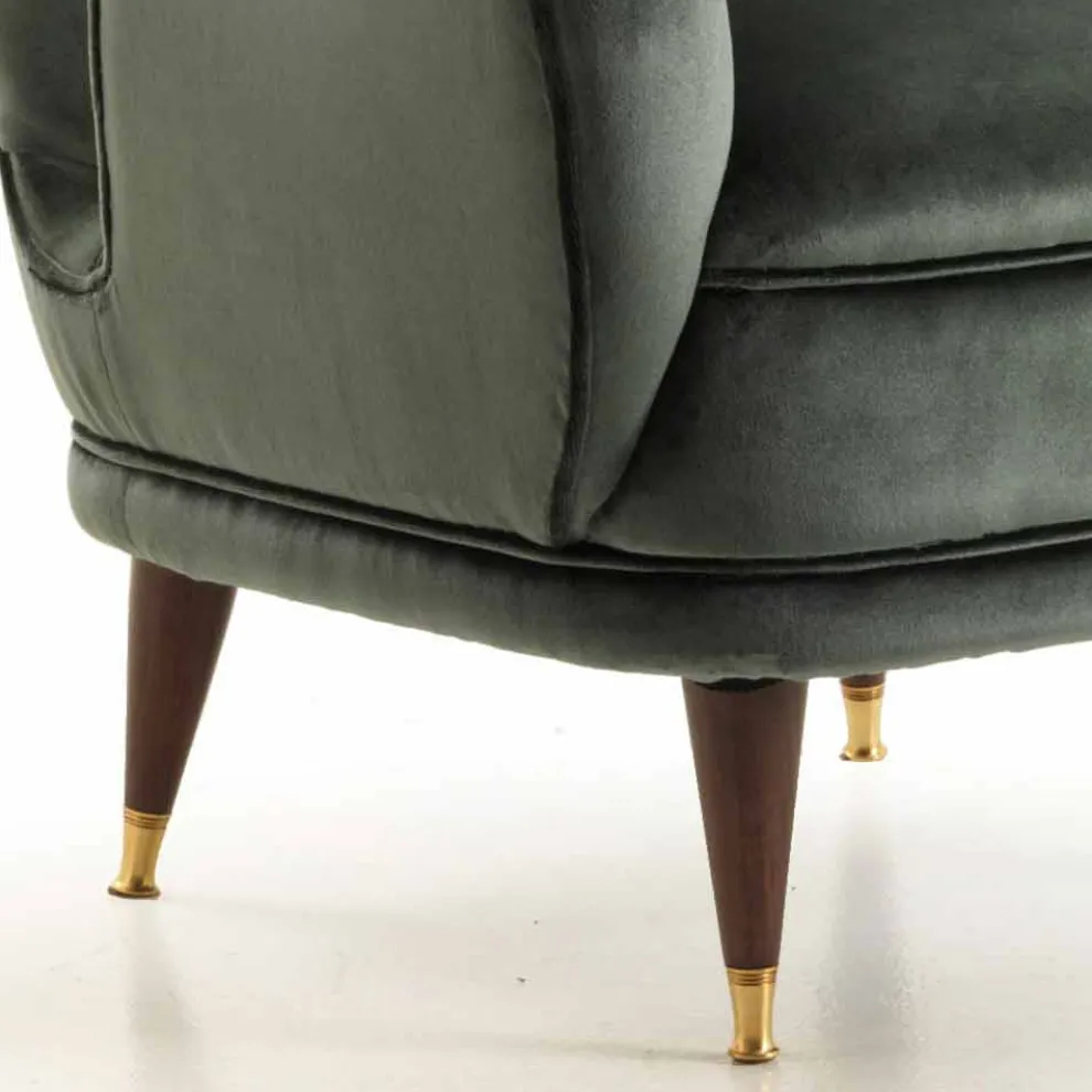 Gepolsterter Sessel in klassischem Design, 78x75cm, Benny