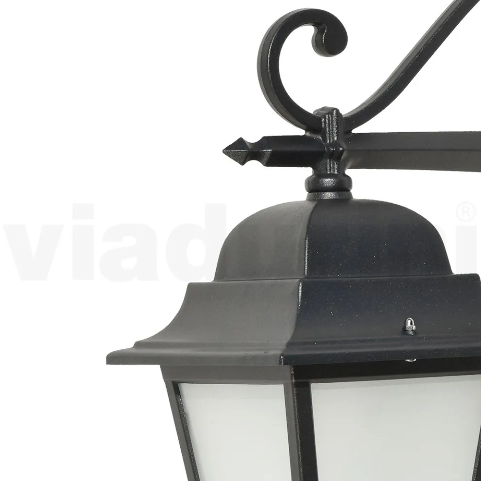 Glaslampe mit Struktur aus Aluminiumdruckguss Made in Italy - Scintilla