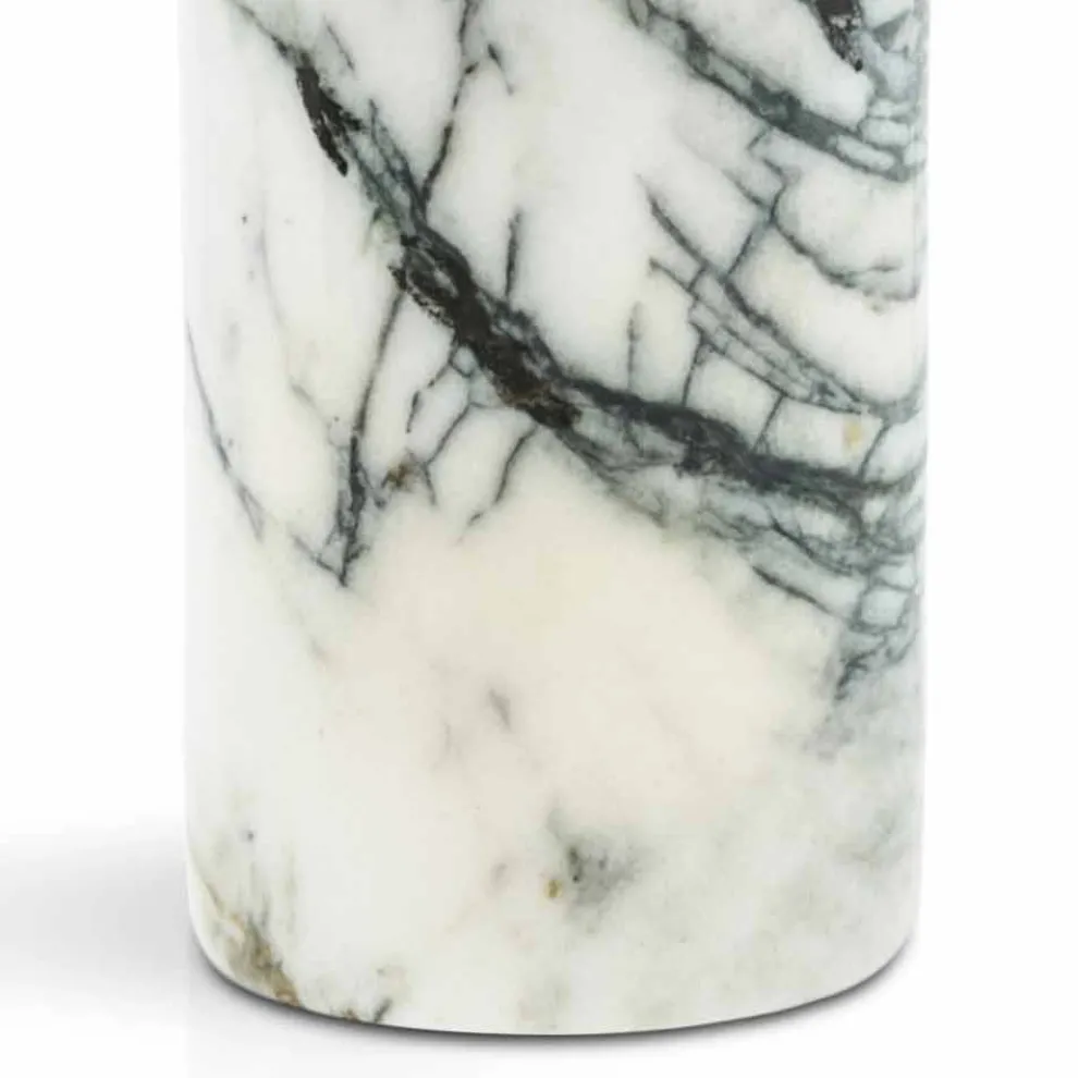 Glaszahnbürstenhalter aus Paonazzo-Marmor Made in Italy - Limba