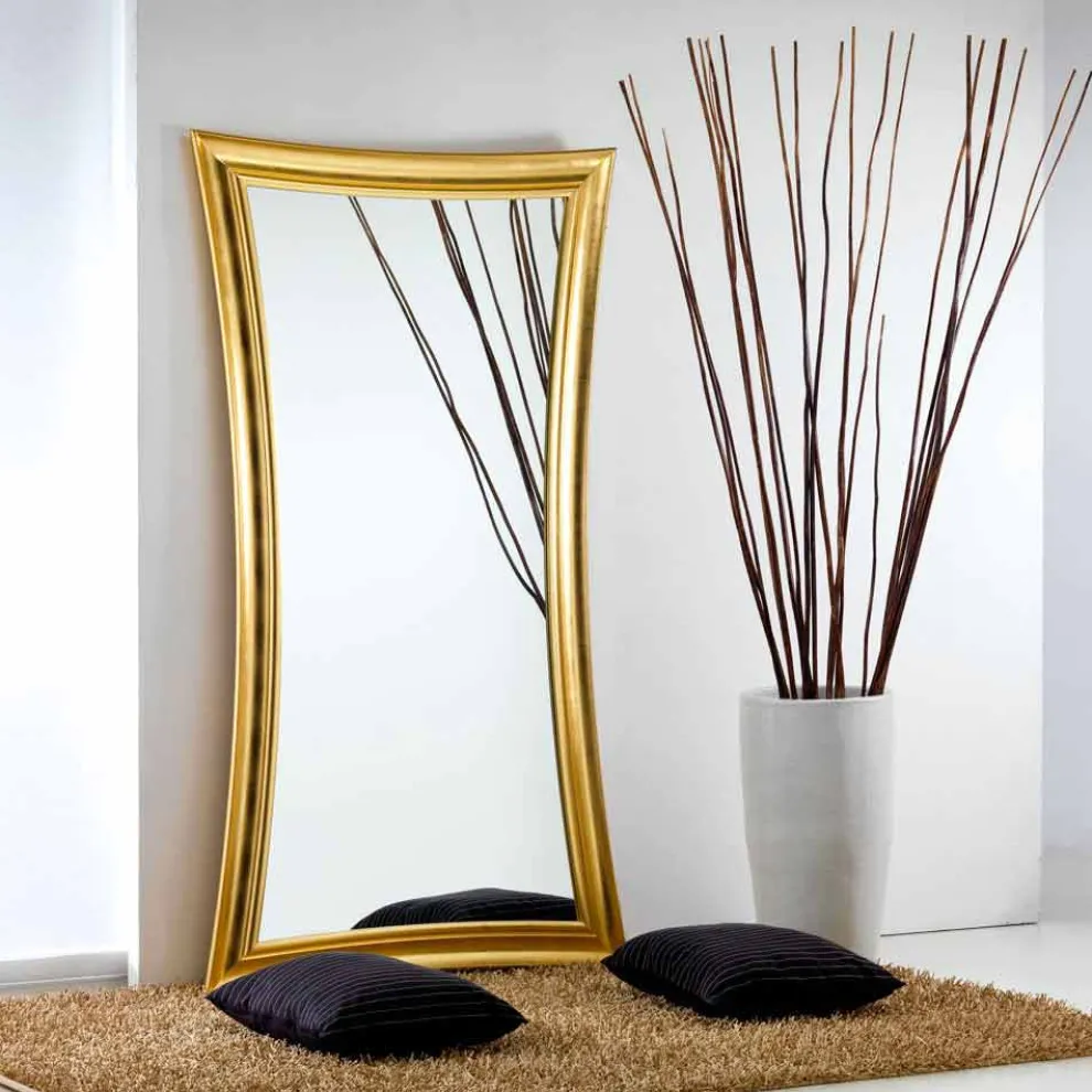 Großer Wand und Standspiegel gewölbt 110x179 Heart