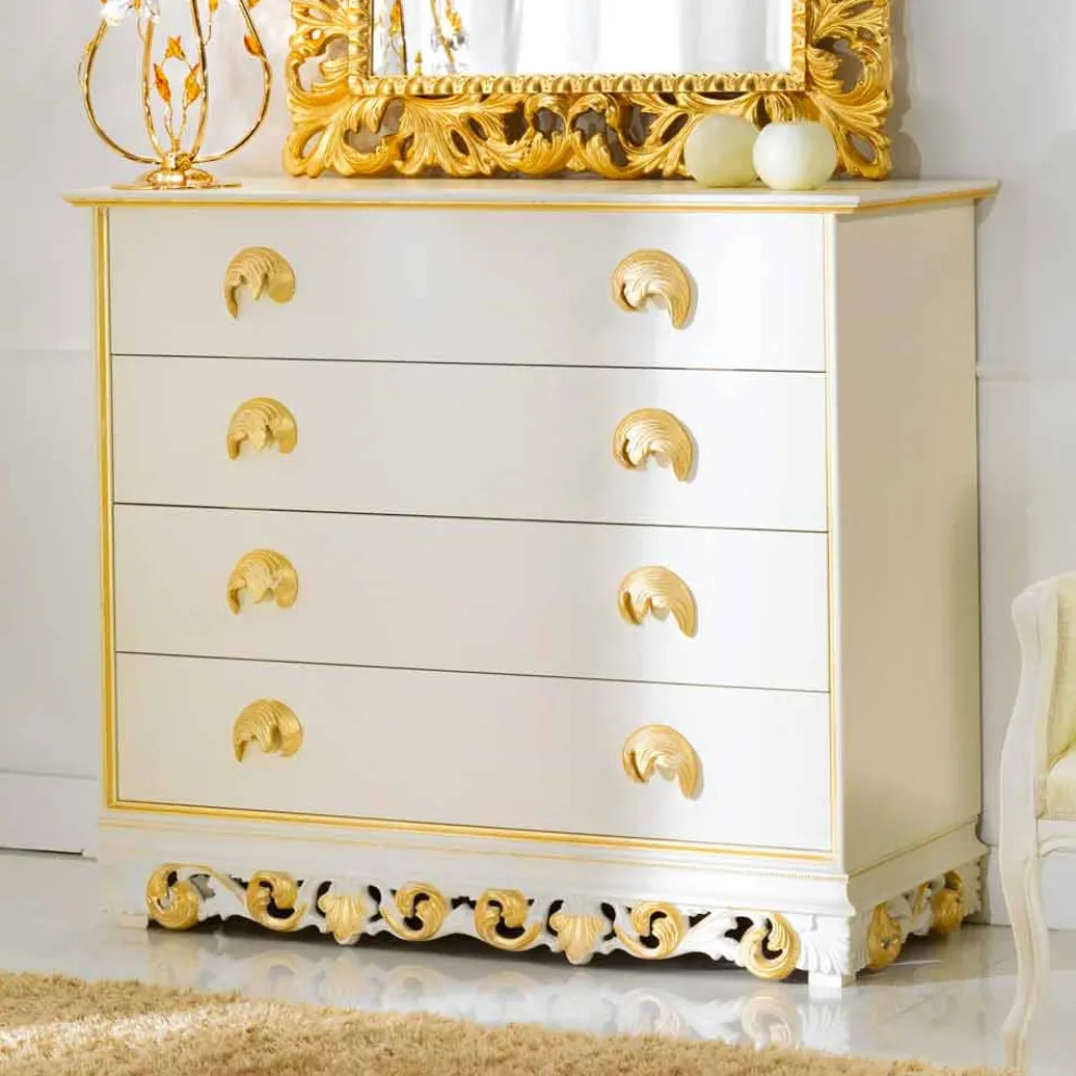 Schlafzimmert Kommode mit 4 Schubladen Zucchi