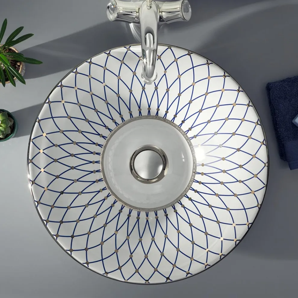 Halbeinbauwaschbecken aus Schamottstein in verschiedenen Ausführungen, hergestellt in Italien – Capatosta