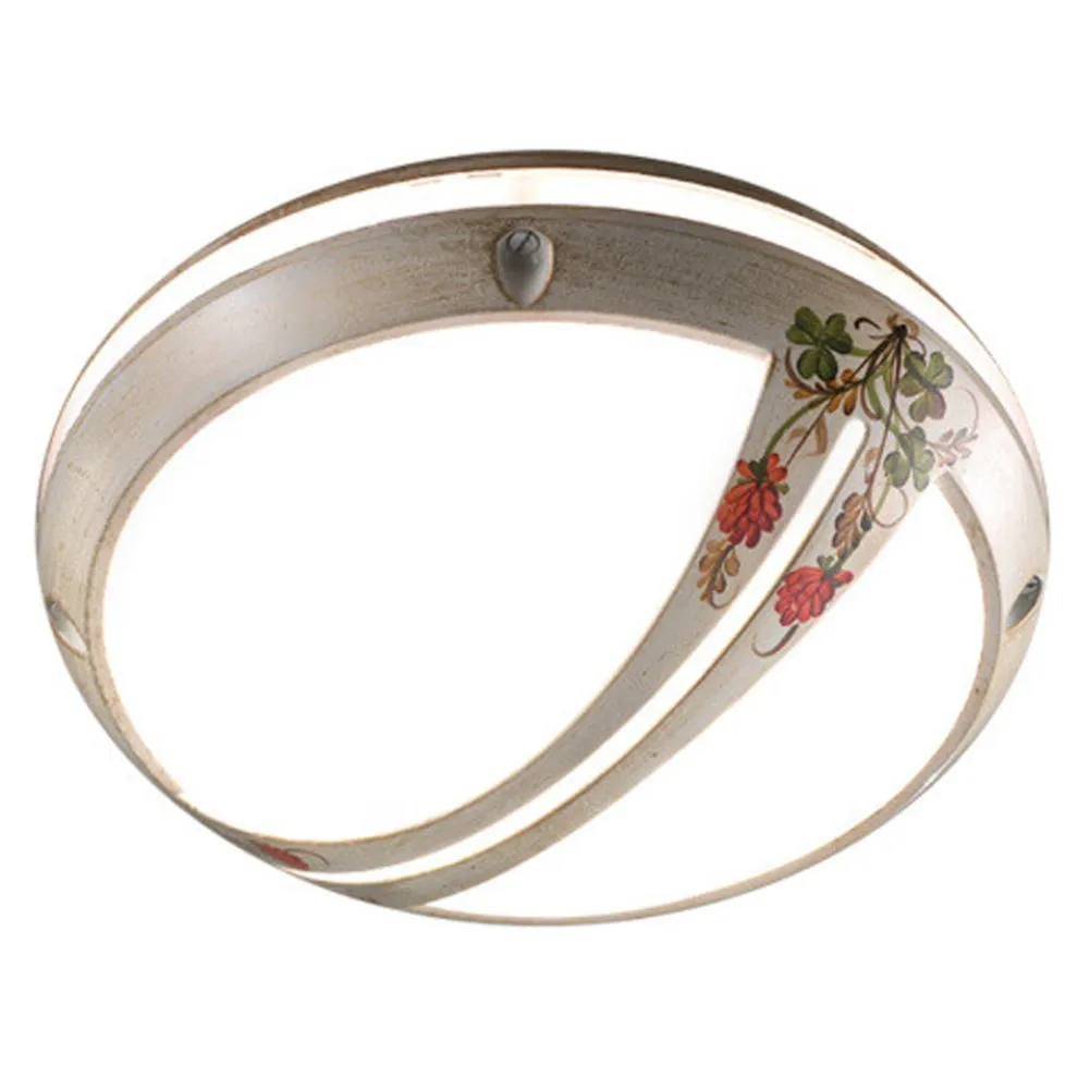 Handbemalte Garten-Wand- oder Deckenleuchte aus Aluminium - Brindisi