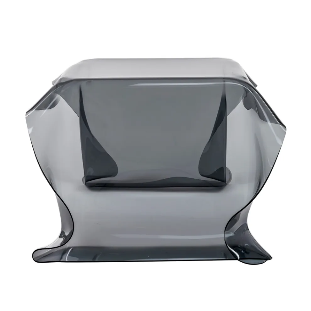 Handbespannter Couchtisch aus Plexiglas, hergestellt in Italien – Pippo