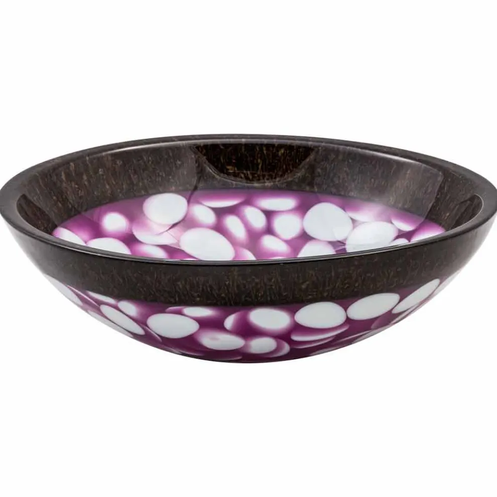 Handgearbeitetes Aufsatzwaschbecken aus Kunstharz, Buggiano