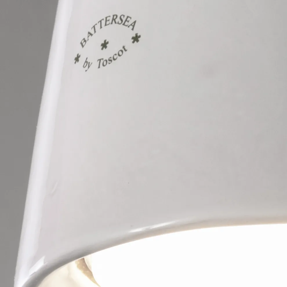 Handgefertigte Majolika-Außendeckenleuchte Made in Italy - Toscot Battersea