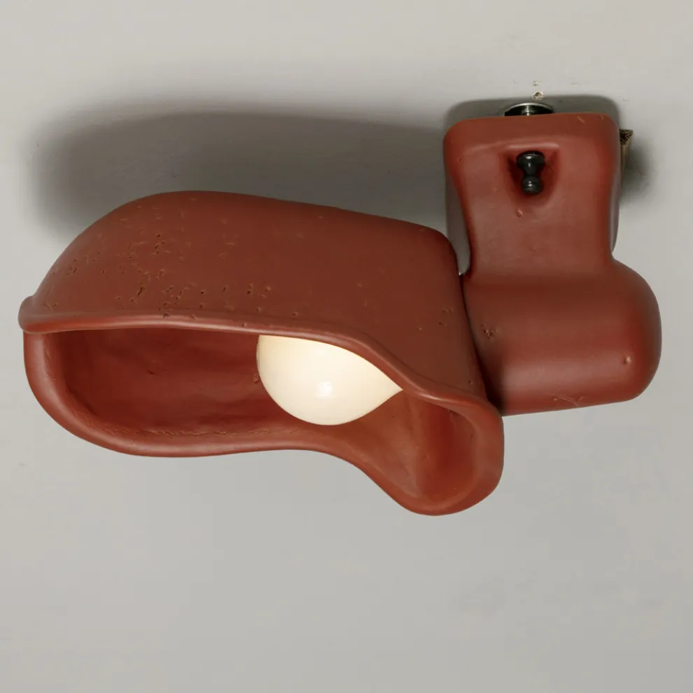 Handgefertigte toskanische Majolika-Wandleuchte Made in Italy - Toscot Bistro