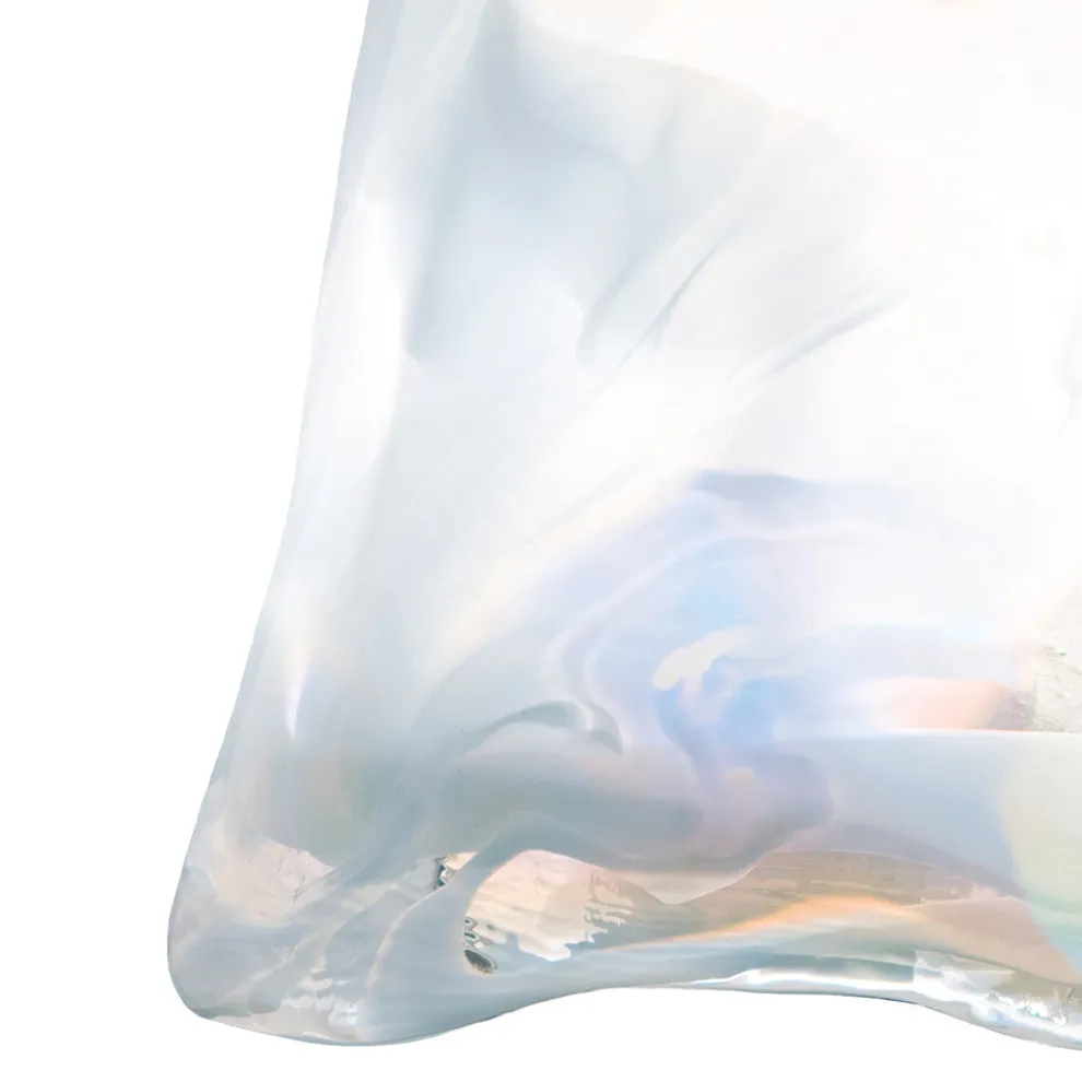 Handgefertigte venezianische Hängelampe aus mundgeblasenem Glas - Chrystal