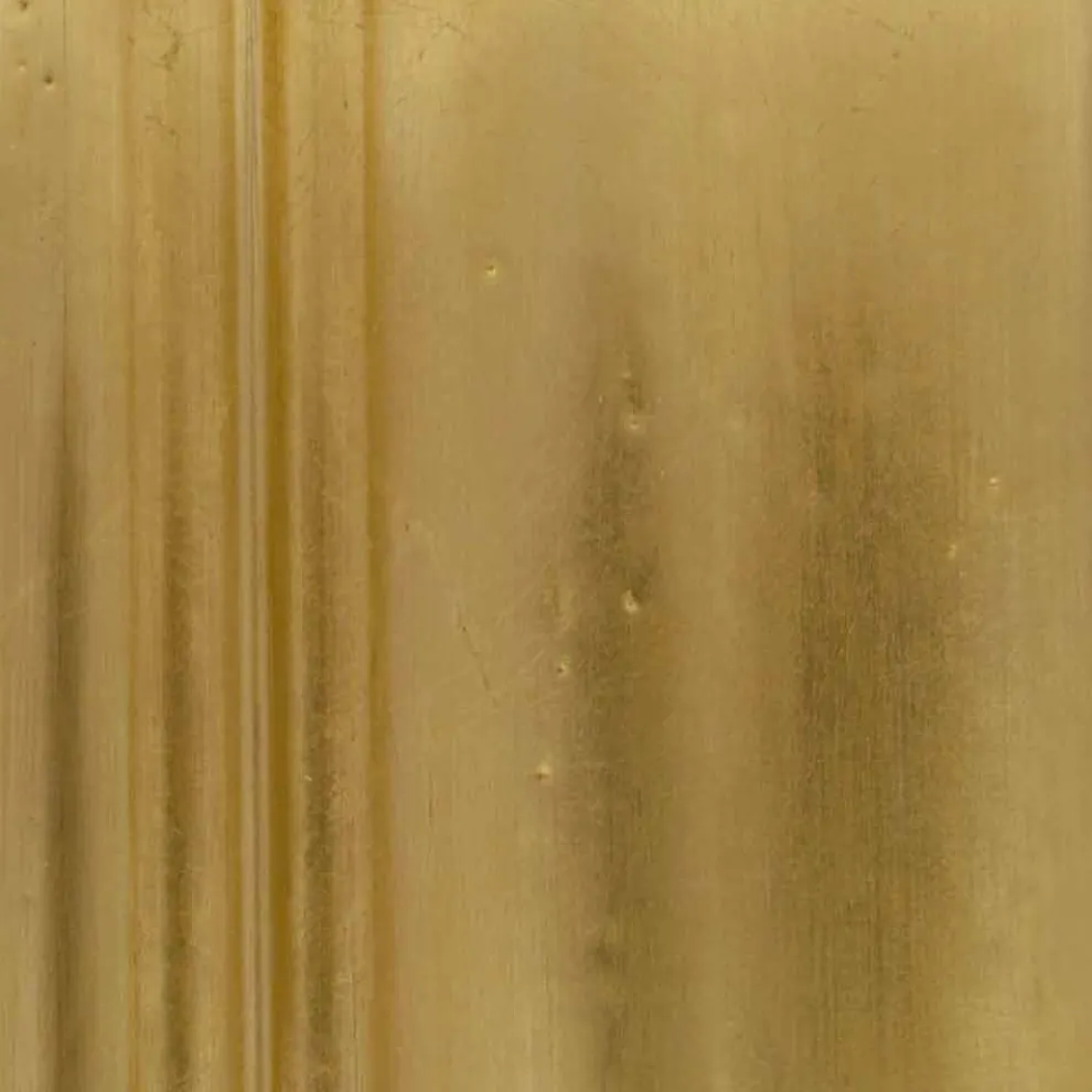 Handgefertigter Gold / Silber Wandspiegel hergestellt in Italien Stefania