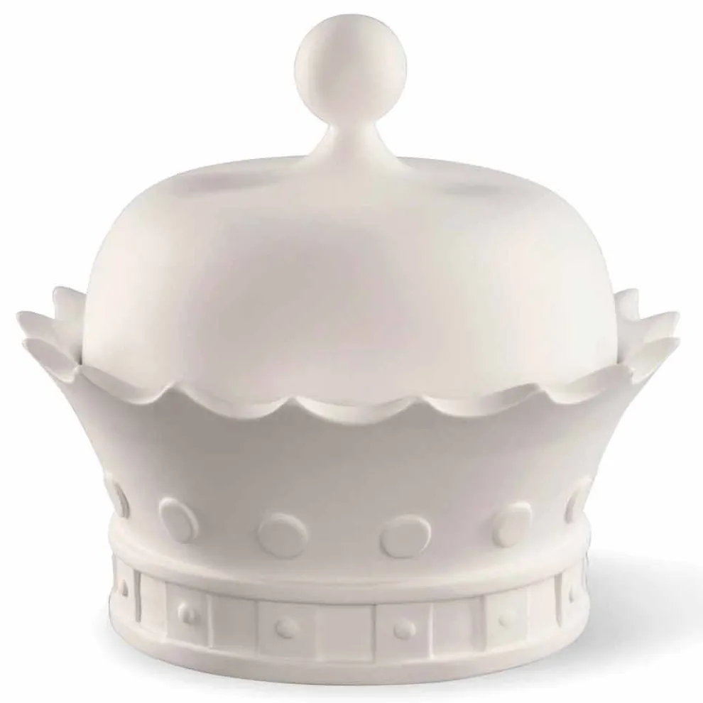 Handgefertigtes Keramik-Ornament in Form einer Krone Made in Italy - Kingo