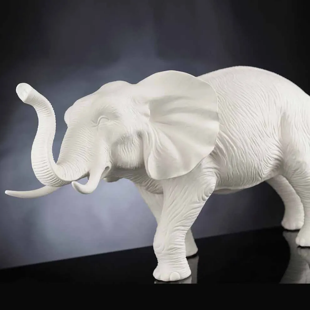 Handgefertigtes Keramikornament in Elefantenform Made in Italy - Fante