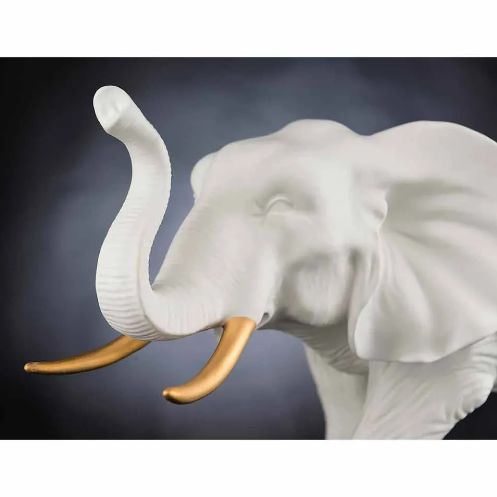 Handgefertigtes Keramikornament in Elefantenform Made in Italy - Fante