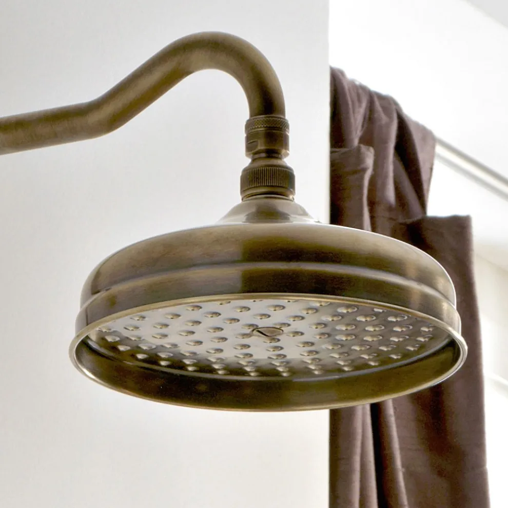 Handgefertigtes Messing-Duschkopfset im klassischen Stil - Miriano