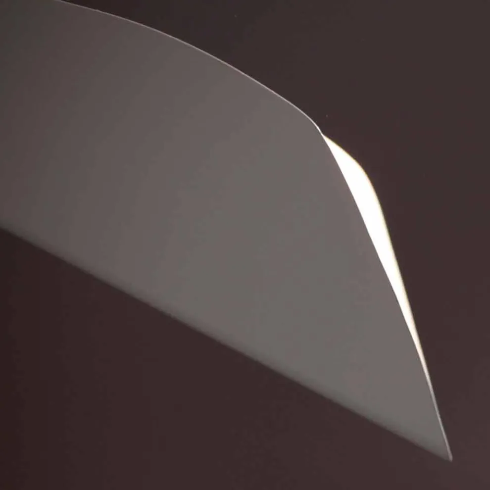 Handgemachter Kronleuchter aus weiß lackiertem Stahl Hergestellt in Italien - Elica