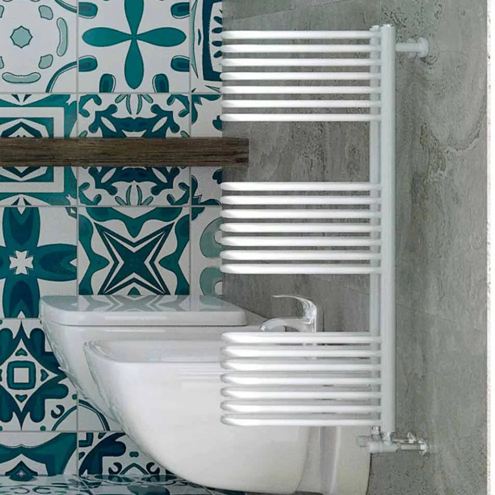 Handtuchwärmer hydraulisch weiß Made in Italy von Scirocco H