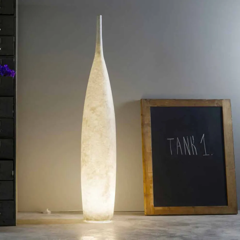 H142cm Stehleuchte im modernen Design In-es.artdesign Tank 1 farbig