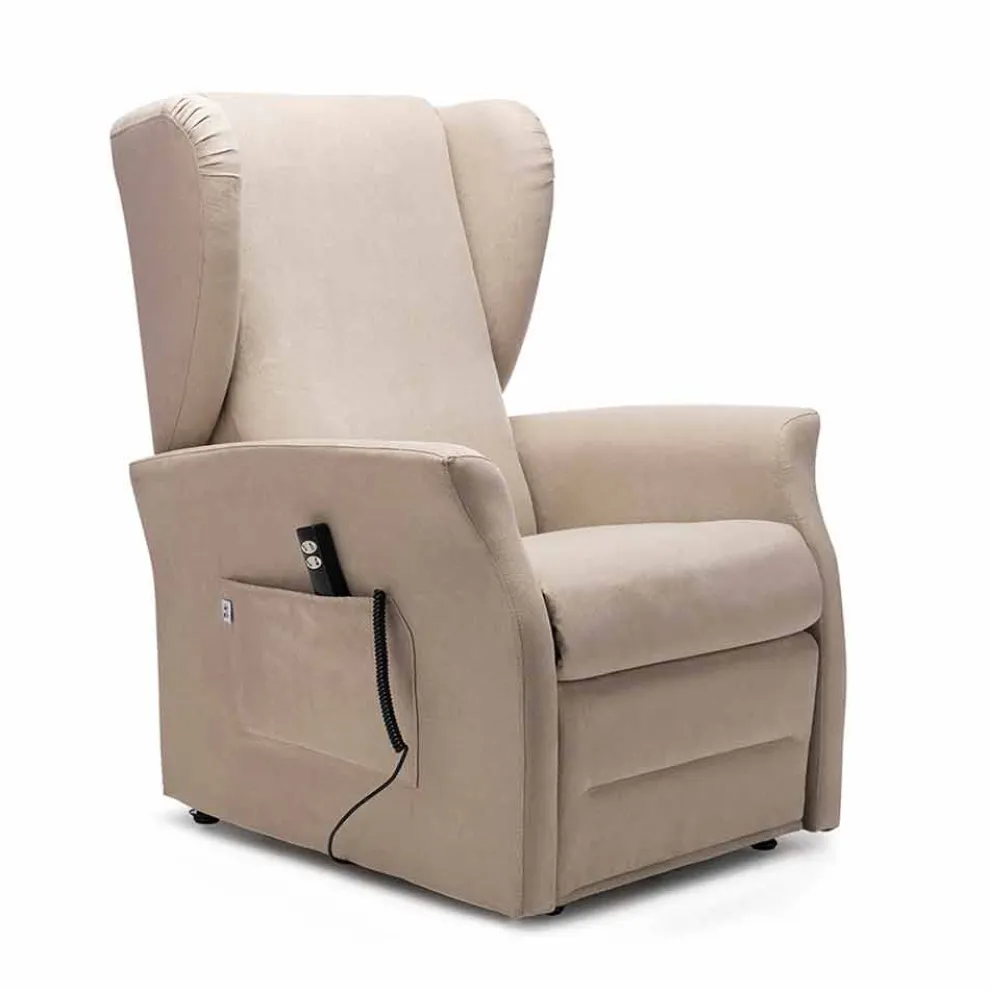 Hebestuhl mit Rädern, Relax Lift mit 2 Motoren, Made in Italy - Daphne