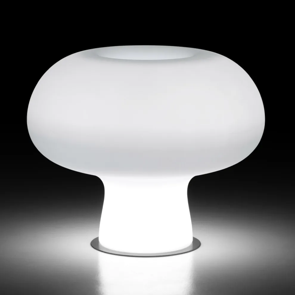 Outdoor-Leuchtvase aus Polyethylen mit LED-Licht Made in Italy - Boba