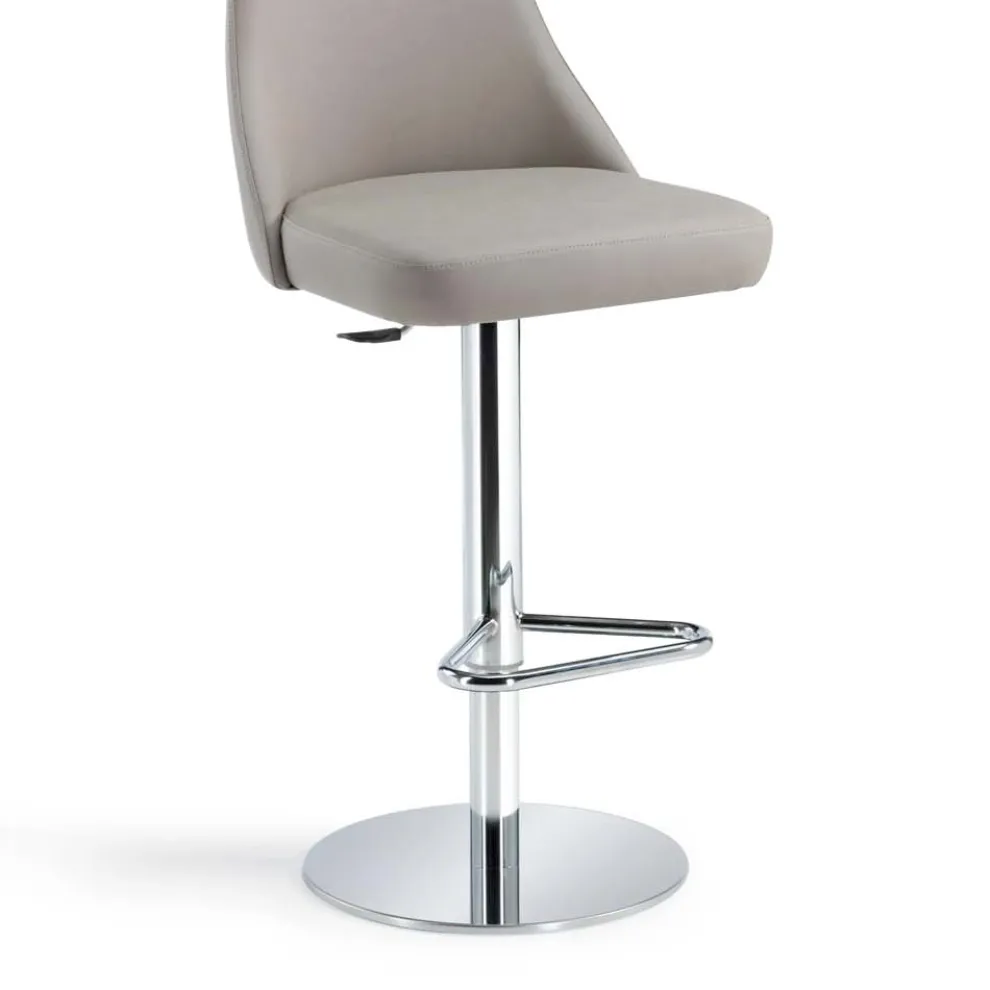 Höhenverstellbarer Küchenhocker aus Kunstleder, hergestellt in Italien – Toronto