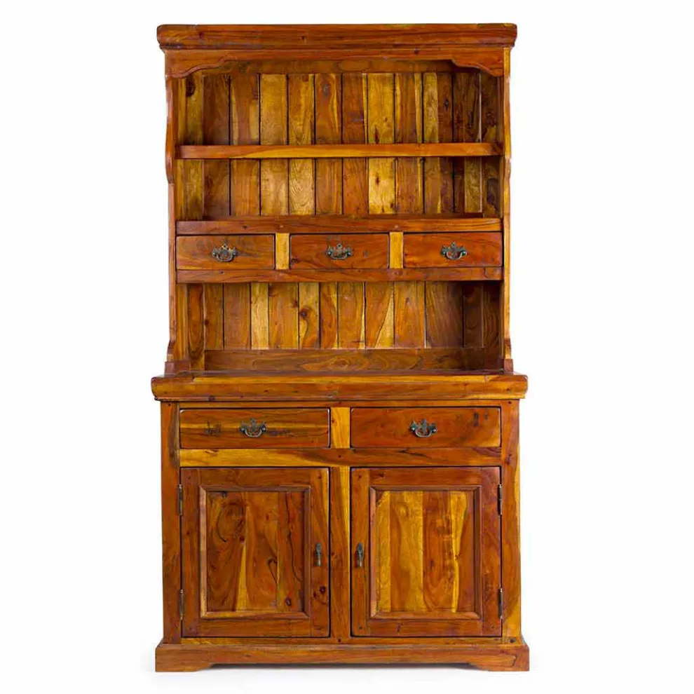 High Classic Style Sideboard mit massiver Akazienholzstruktur - Umami