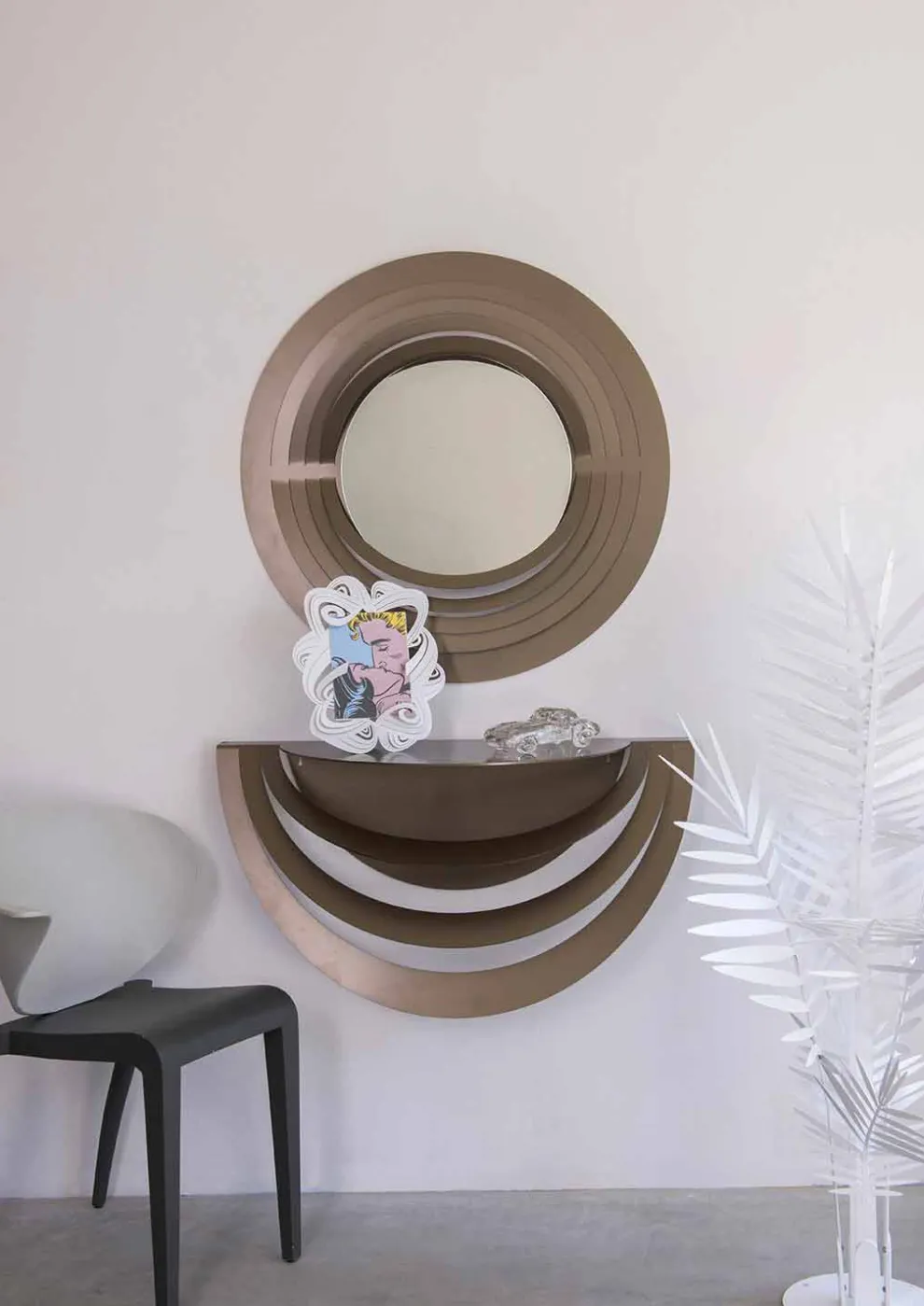 Hängekonsole aus Eisen in modernem Design Made in Italy - Olfeo