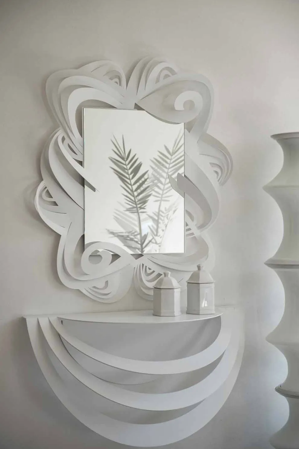 Hängekonsole aus Eisen in modernem Design Made in Italy - Olfeo