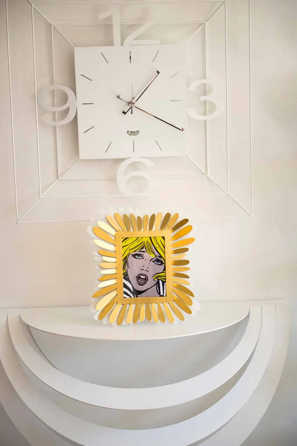 Hängekonsole aus Eisen in modernem Design Made in Italy - Olfeo