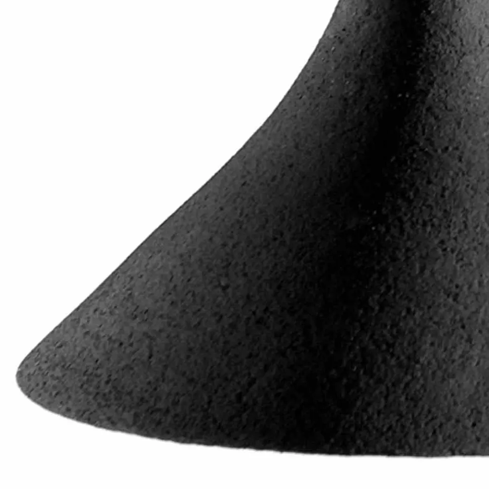 Hängelampe aus anthrazitfarbenem Steinzeug und weißem modernem Innendesign - Edmondo